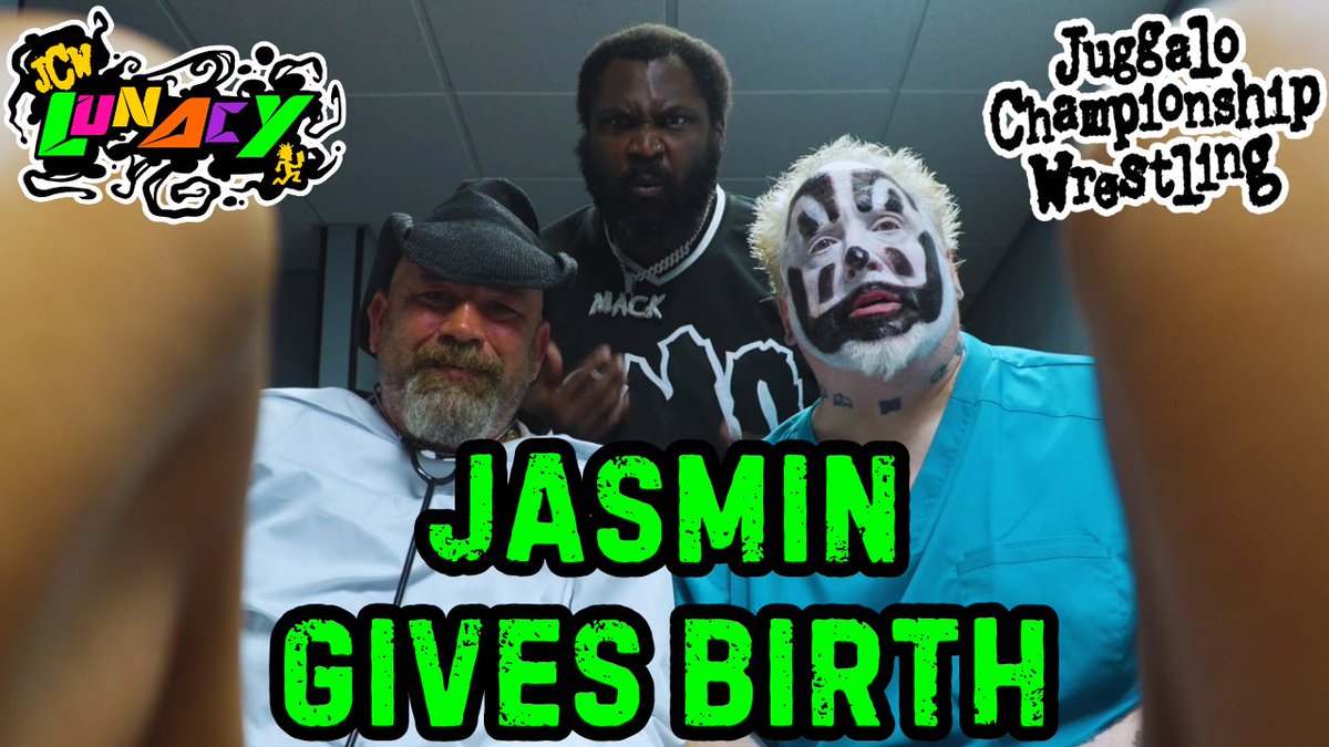 jcwlunacy's tweet photo. NEW JCW LUNACY TONIGHT (10/1) 7PM EASTERN

Watch here: https://t.co/Eo01aj6ouT

🤡 The baby is born! JASMIN ST CLAIRE gives birth
🤡 KERRY MORTON says goodbye
🤡 BIGFOOT is in captivity...but what's MOSH PIT MIKE's plan?

#JCW #JCWLunacy #Wrestling #ProWrestling https://t.co/QcJFyKLp7B