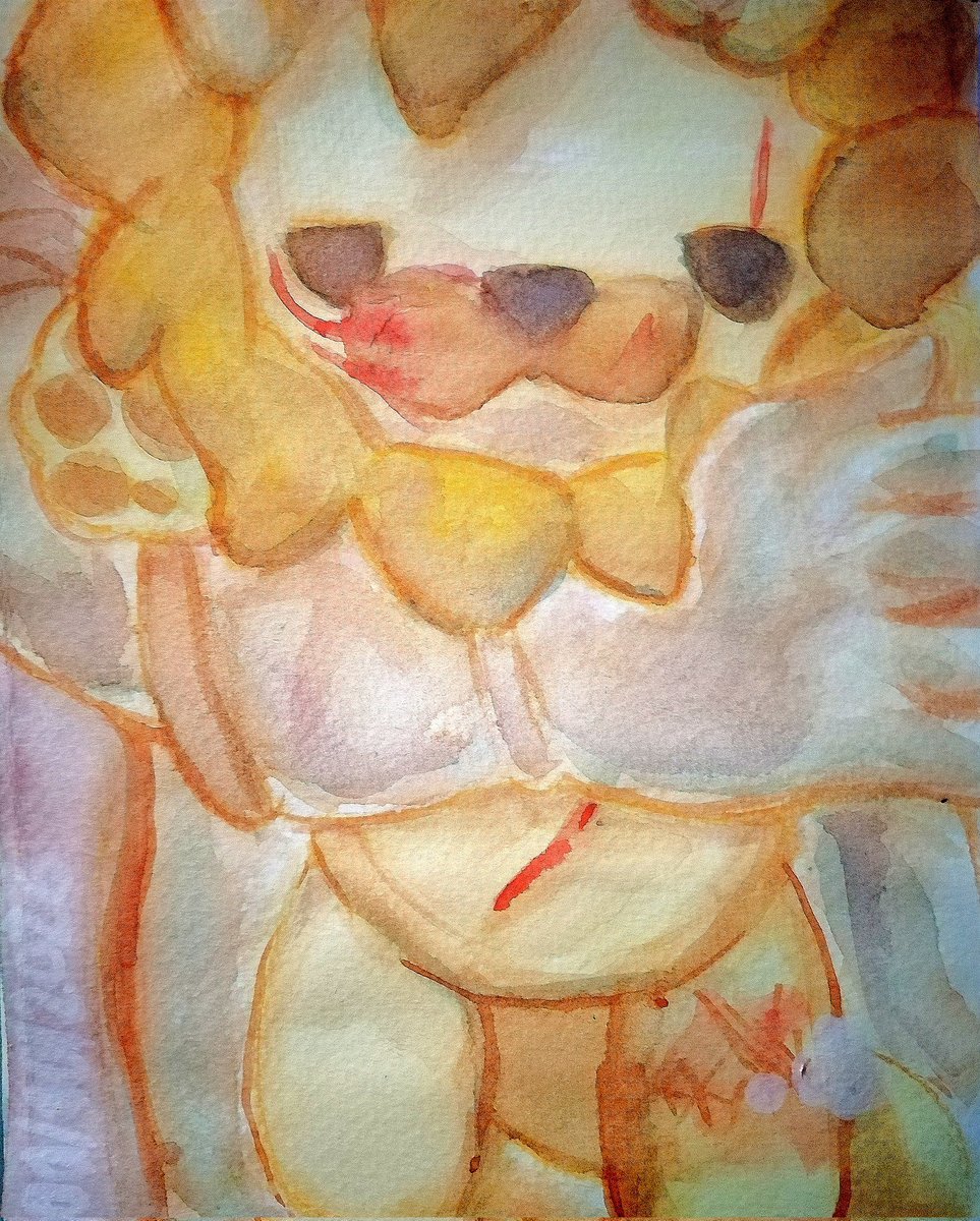 trashrays's tweet photo. i felt the URGE to draw marcus as a lion plushie IN WATERCOLOURS
ofc finsen cameo🎱🦷👀 https://t.co/hHeReYLpS0