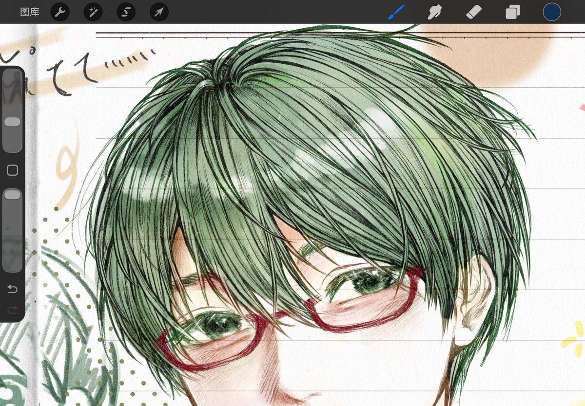 Mickeyliu030's tweet photo. 每张画大概2/3的时间都在细化发丝来着 https://t.co/Vp2g7lbrS6