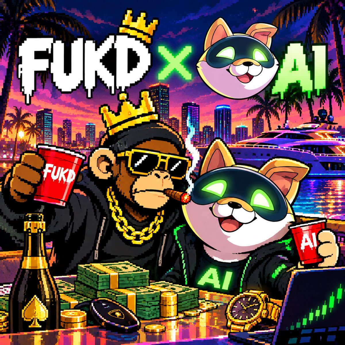 FINANCIALLYFUKD's tweet photo. $FUKD 🤝 @ArtificiallyInu — two different worlds, one mission.
Artificial Inu x FUKD. 🐕‍🦺🦍🔥

Who’s ready to see what happens when AI meets FUKD? 👀 https://t.co/RM6wyGsR7I