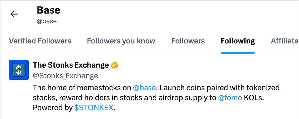 OhMyJack's tweet photo. BASE STARTED TO FOLLOW the-stonks-exchange:native 

See u in Singapore 

@base 🤝 @Stonks_Exchange https://t.co/zfJJYDIKrT