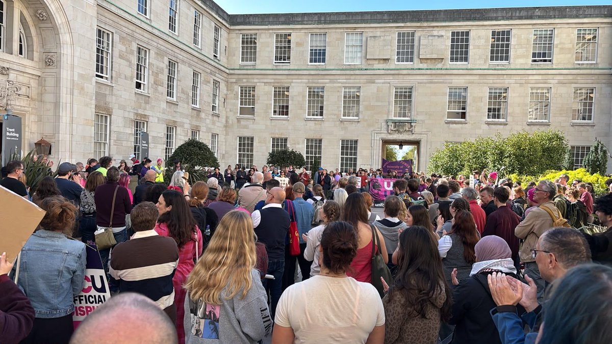 UoNUCU's tweet photo. What a gorgeous day to stand in solidarity with your community.

Thank you all for standing with us and showing this university what courage and determination looks like

Here's to our strength as the fight continues. But more importantly, here's to us winning

Solidarity,
UoNUCU https://t.co/PNiigCkOge