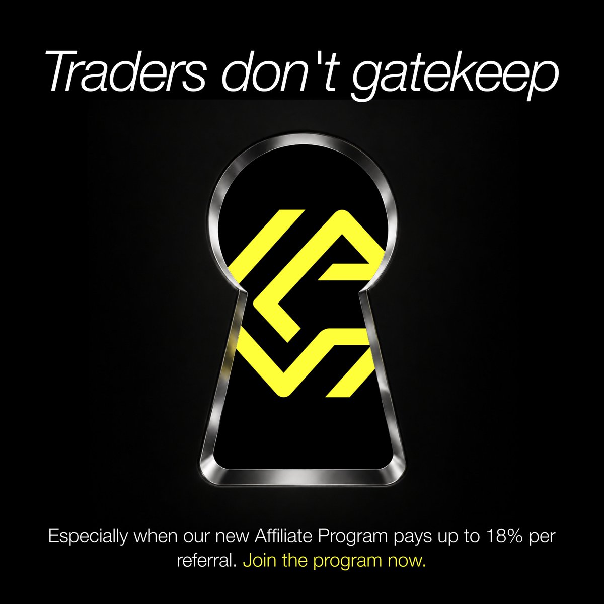 CFTradercom's tweet photo. Good traders share what works, and now sharing pays. 

Our new Affiliate Program gives you up to 18% per referral plus free accounts up to $200K.