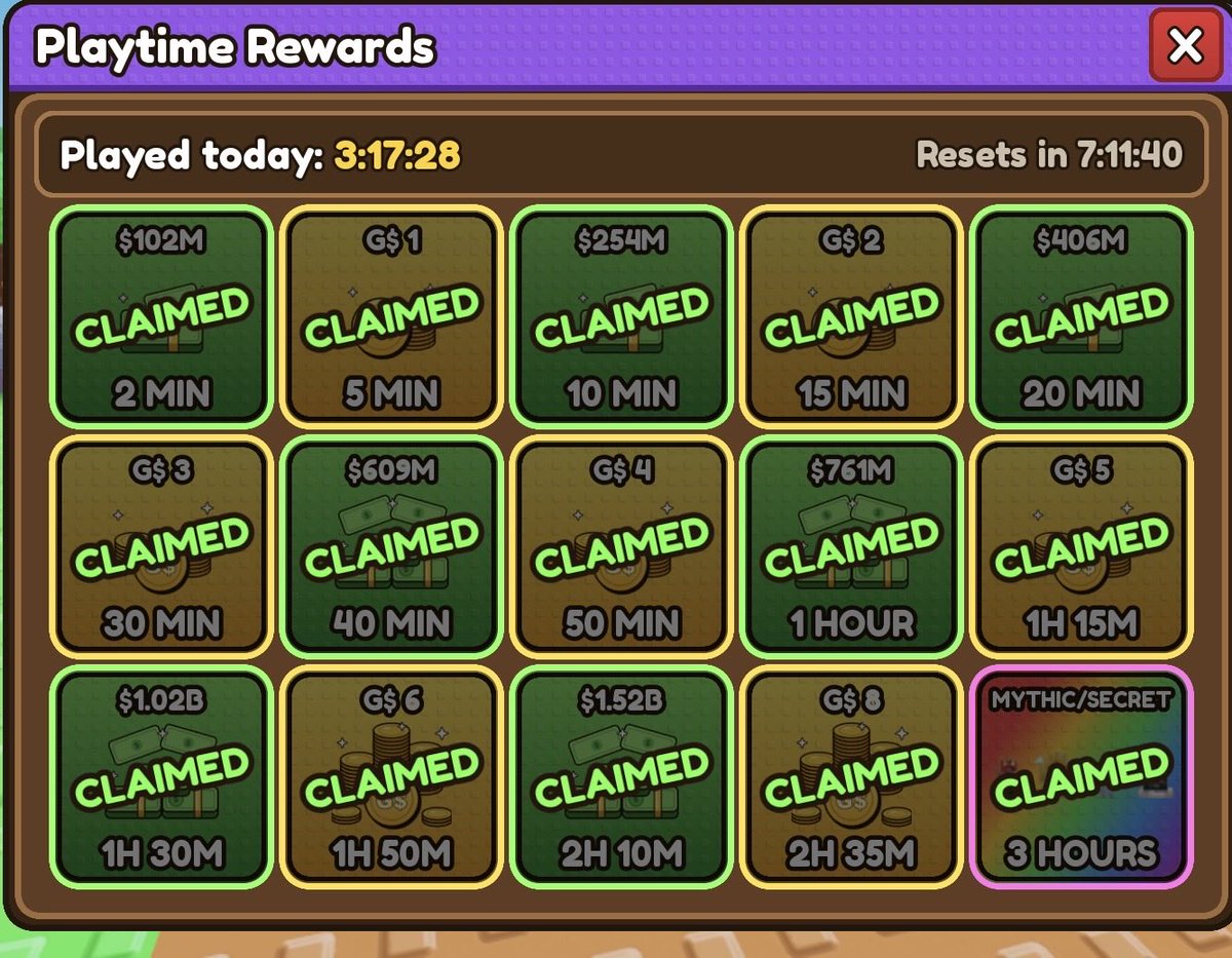 S1eepyyXD's tweet photo. New daily retention features for my upcoming game, what do you guys think of the UI? (Made with Opus so lmk) #roblox #robloxdev https://t.co/SijT1g4nkr