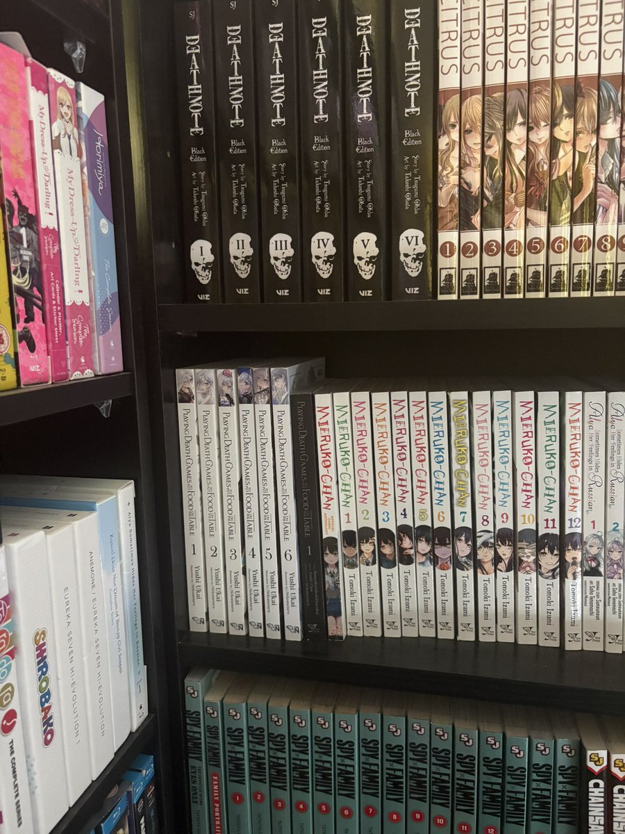 KyubiKitsune_xo's tweet photo. Omgg hiii my little aspie followers ✌️

So like… I got volume one of the manga Playing Death Games To Put Food On The Table the other week, and then today I got the latest volume (number 6!!) of the light novel. So your kami-sama should be totally happy right? Like, obviously? Nope. Because I actually care about aesthetics, aspies. Now I just have this one random black book sitting there amongst my matching sets and literally no way to fix it. It’s making me unhappy. You don’t want a sad kami-sama, do you? That would be so mean. Cheer me up the only way you losers can 🤭😈

Mwah xoxo 💕🦊