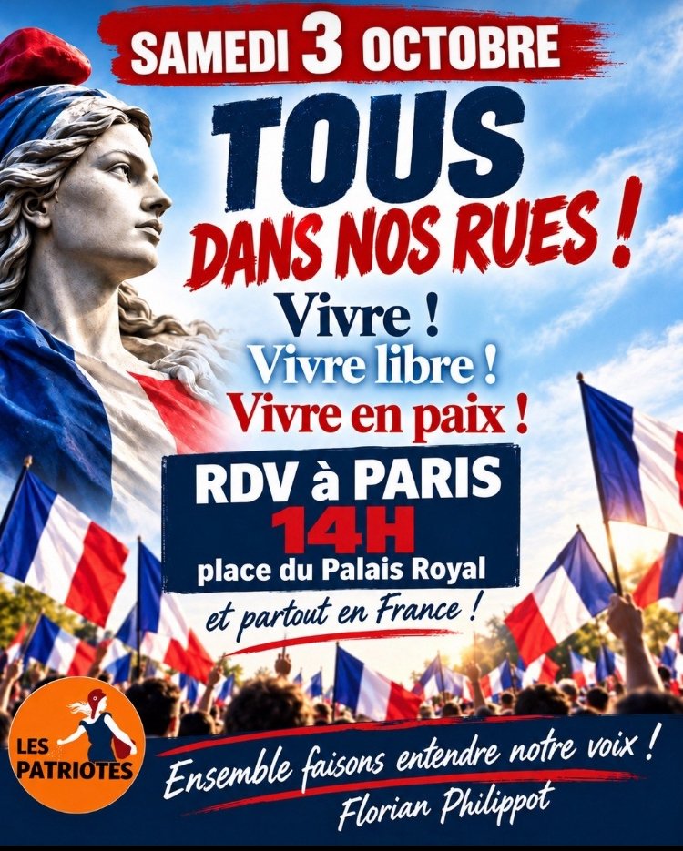LesPatriotes64's tweet photo. 🇫🇷NOUS NE SERONS SAUVÉS QUE PAR NOUS MÊMES !🇫🇷 https://t.co/Zbywe5V5cl