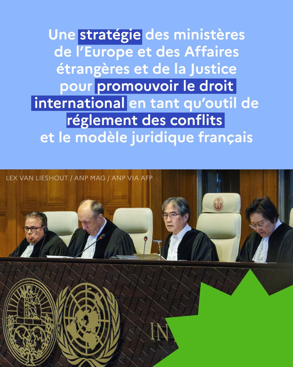 francediplo's tweet photo. Saviez-vous que la France avait une stratégie d'influence par le droit ?

A l'occasion du mois du droit dans notre réseau diplomatique, découvrez l'action de la France et la stratégie "Influence par le droit" élaborée conjointement par @francediplo et @Minjustice. https://t.co/9AtzG1VIfr