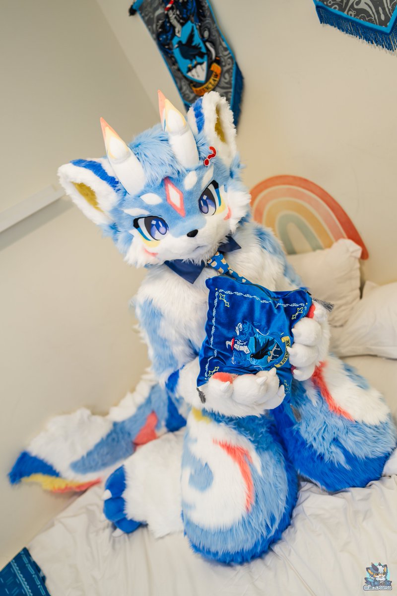 FurryFrostSugar's tweet photo. 【毛五FursuitFriday】
It's my pleasure to serve you~
#Furmony #Furry #Fursuit #可爱 #鸿萌造物 #兽装 https://t.co/pVkl9YAggx