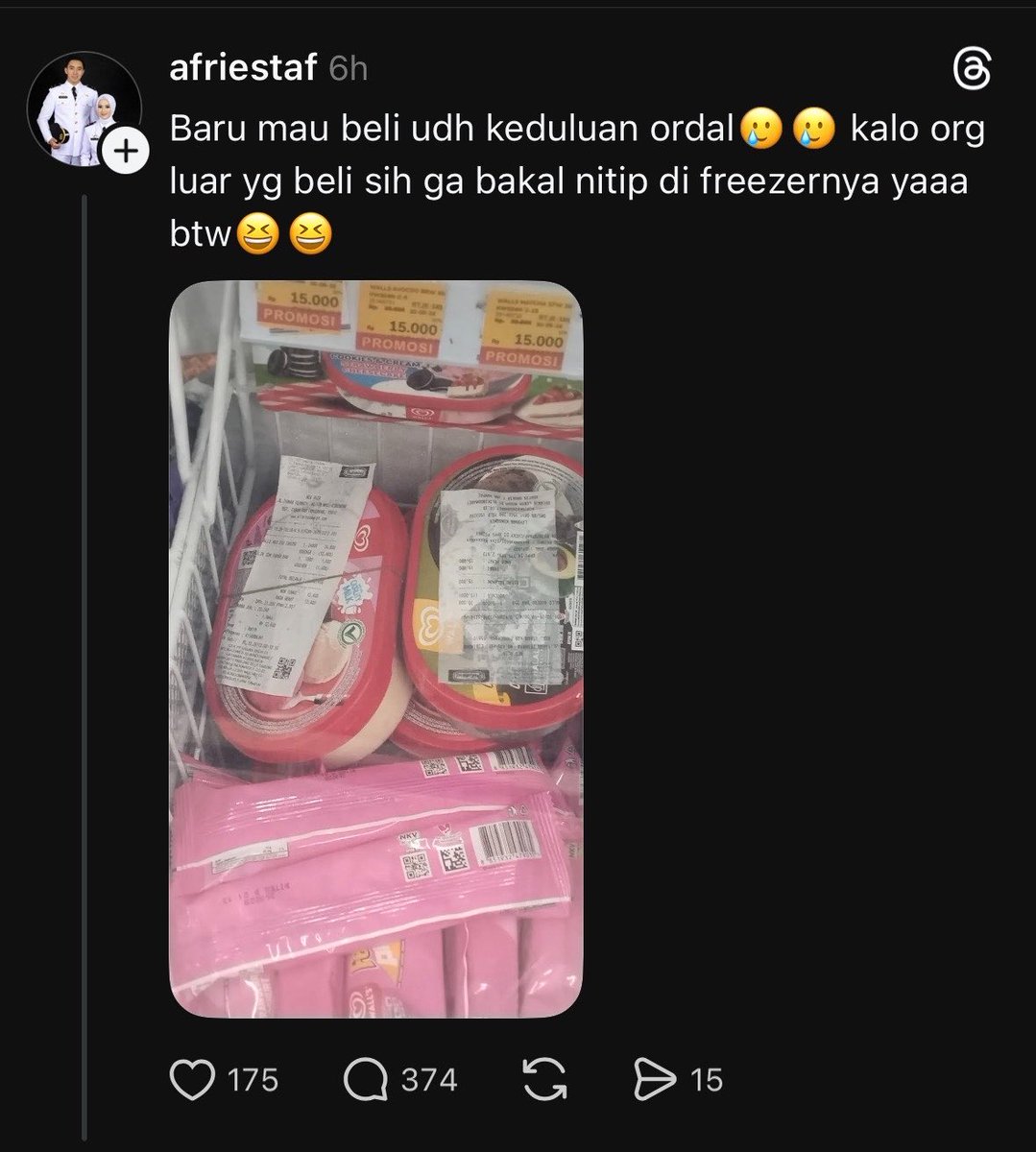 watermealen's tweet photo. dikit-dikit ordal 🙂 indomaret punya aplikasi namanya klik indomaret… tinggal pesen disitu, nanti tinggal pilih kapan mau diambil itu udah ada struk, otomatis udah di payment 😔 https://t.co/YTsbCB5BoH