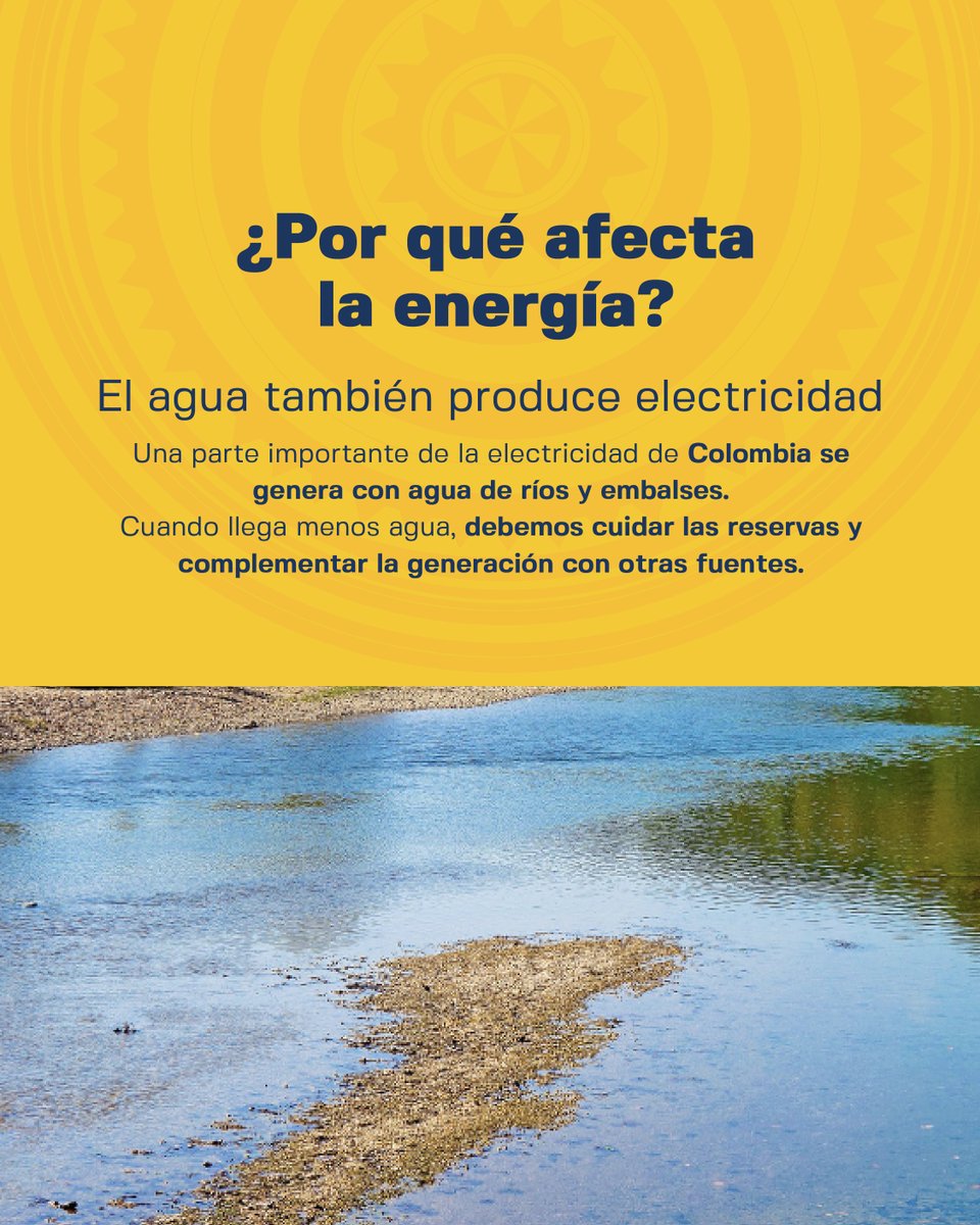 rap_caribe's tweet photo. 🌡️ El Niño está presente y en fortalecimiento en el Caribe (IDEAM). ¿Cómo afecta esto a la energía que usamos? Te lo contamos 👇

Prepararnos es tarea compartida: hogares, empresas y autoridades. Cuidemos la energía que sostiene nuestra vida.🤝⚡️ https://t.co/EYZNXJa0Bf