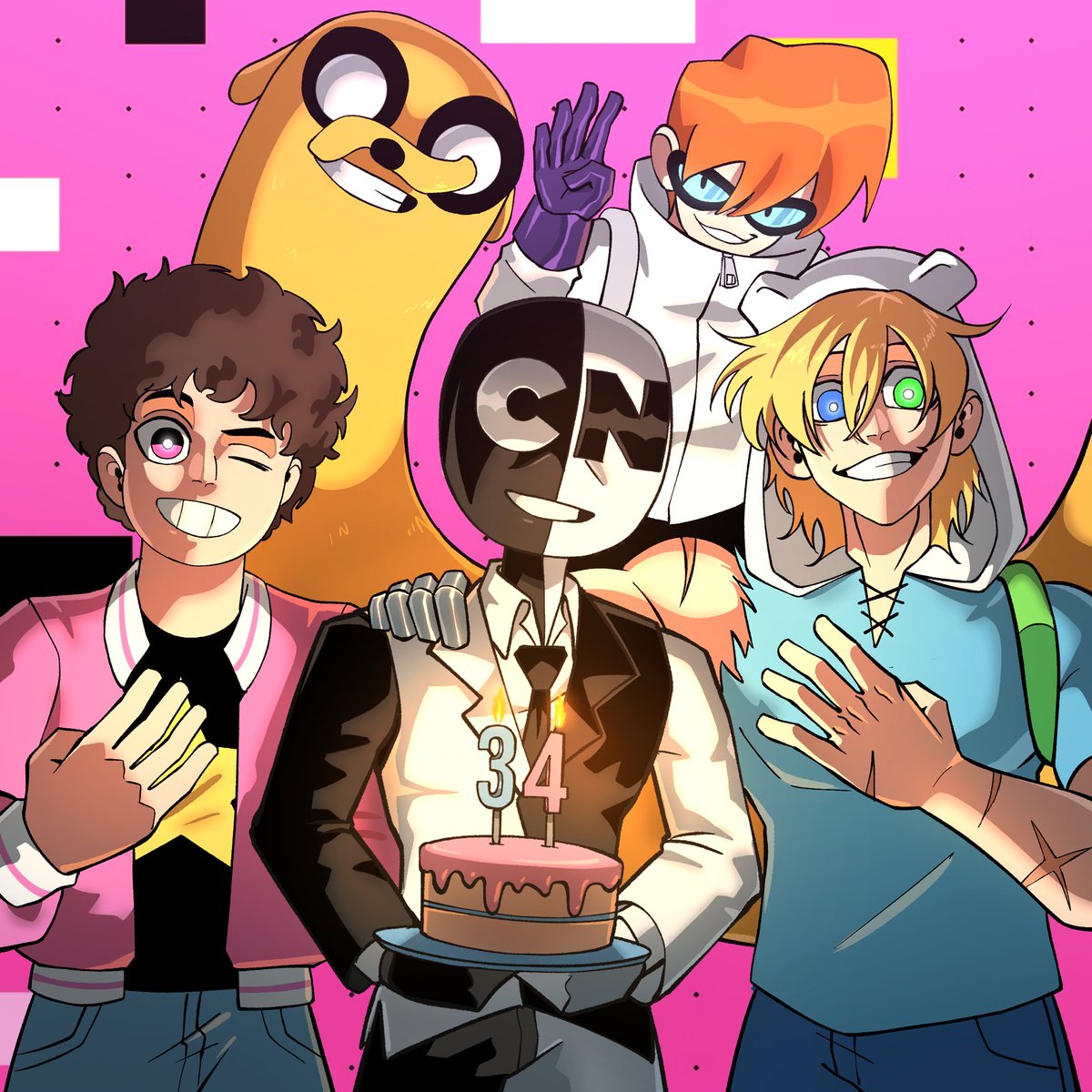 Duckz_art's tweet photo. HAPPY 34th BIRTHDAY CN 🍰🥳‼️
#cartoonnetwork https://t.co/Fmn5Z5X5ug