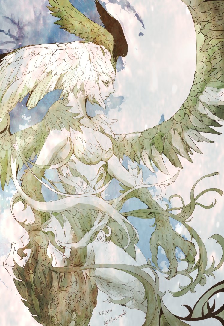 blue_roak's tweet photo. Re ; 随分前に描いたガルーダ様 https://t.co/QBZF9fWto6