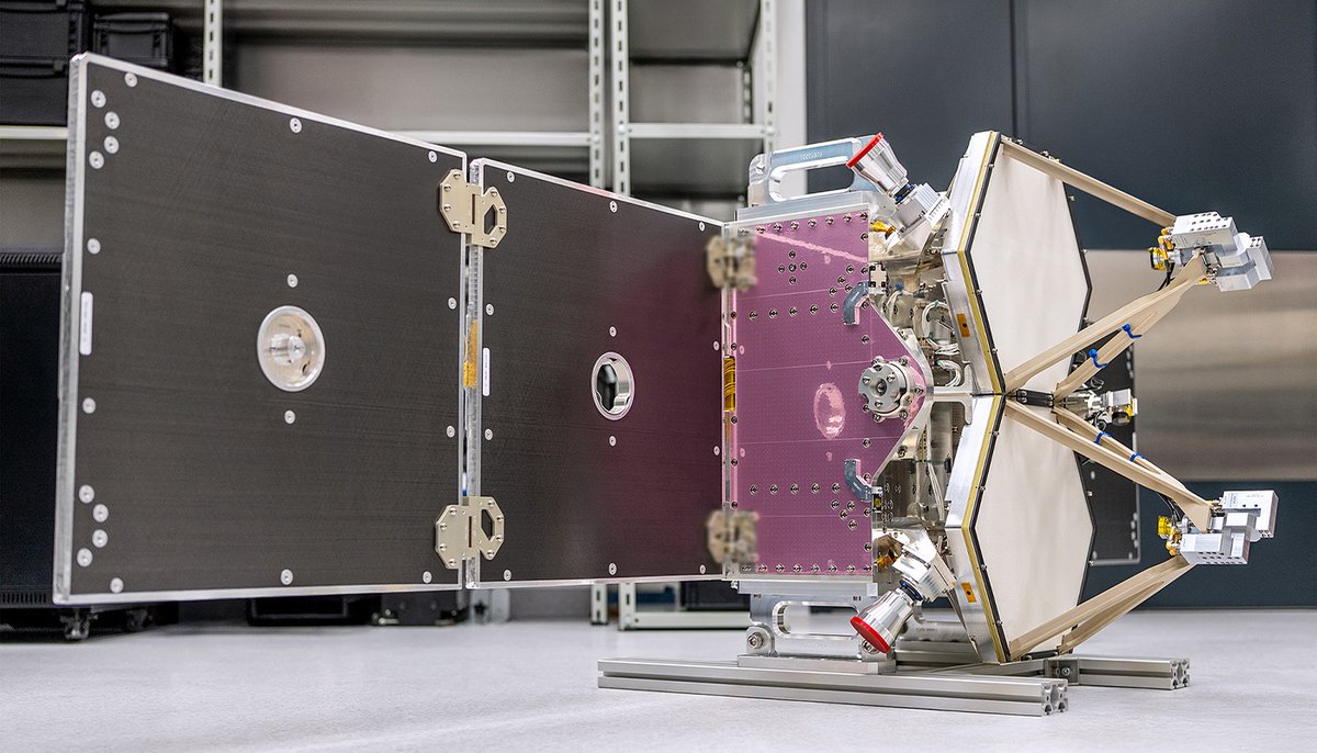 NanoAvionics's tweet photo. Next stop: Space!
The #Transporter18 mission is set to launch in under 2 hours on October 1st at 18:22 UTC.
Here's what's heading to Sun-synchronous orbit from California this time:
🛰️ The @MeridianSpace First Customer Link (FCL) satellite:
Built on our MP42 microsatellite bus, FCL will demonstrate Meridian’s proprietary 5G communications technology, including two advanced reflectarray antennas, in orbit. The mission will validate the technology for a constellation-optimized satellite we are designing together for serial manufacturing at a rate of 100s of units per year. Meridian's compact, power-efficient reflectarray design, paired with our buses, will enable high-capacity sovereign SatCom constellations that can be independently owned and controlled by governments and enterprises.
🛰️ Communication and power systems supporting other missions:
We supplied several other customer satellites aboard Transporter-18 with our flight-proven hardware, including communication and complete power solutions comprising electrical power systems, battery packs, and solar panels, powering an undisclosed customer's constellation.
Explore FCL, the Meridian Space constellation, or our buses and subsystems in the comments below.
To watch the launch, visit SpaceX's website.
*Launch integration images: SpaceX.