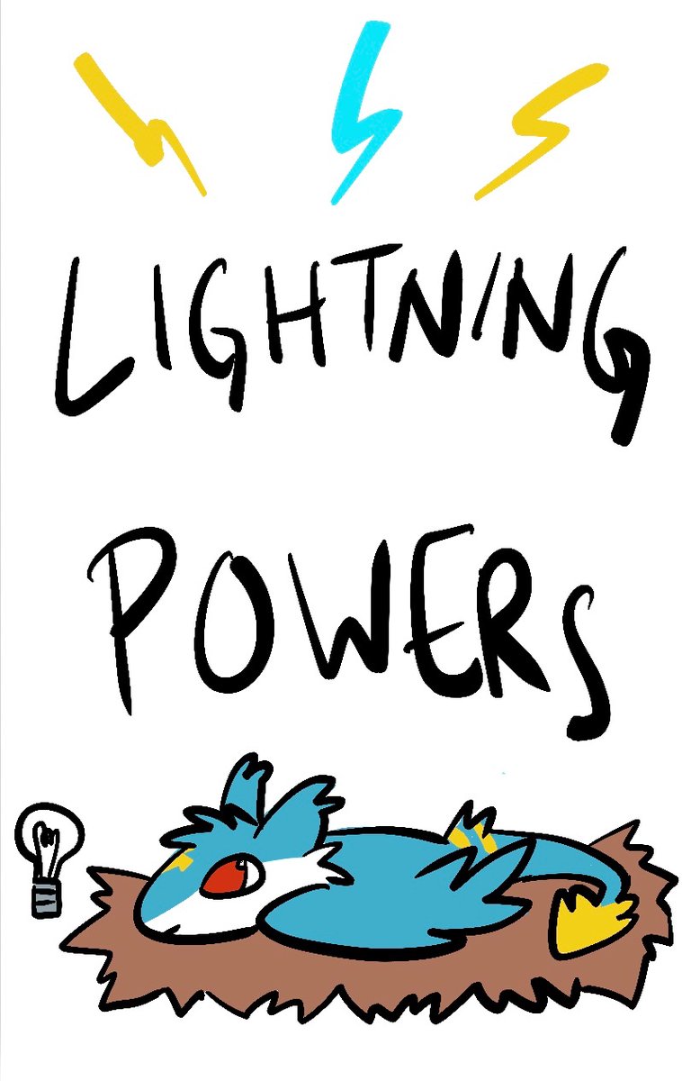 keetaire's tweet photo. Um... so... I made my first ever zine... 

It's called "Lightning Powers." I hope u guys like it........ https://t.co/pTYzC5cjrV