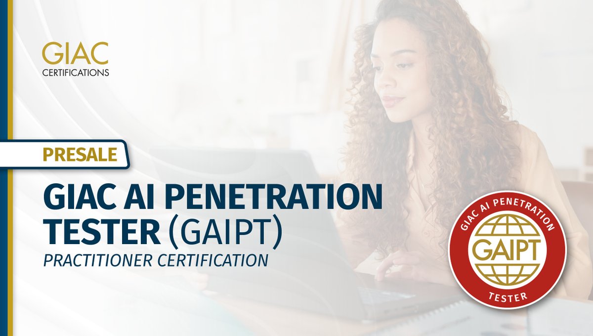 CertifyGIAC's tweet photo. Direct and indirect prompt injection, RAG exploitation, #AI architectural flaws. #GAIPT is built around the techniques attackers actually use against AI systems, and it's now in presale.

👉 Learn more https://t.co/ryEsyLsxfO

#GIAC #CertifyGIAC https://t.co/I3pk9wAAsr