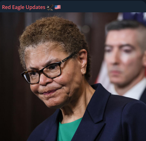 RedEagleUpdates's tweet photo. 🚨SHOCKING:

Insiders say Los Angeles Mayor Karen Bass is “days away” from dropping out and resigning after new evidence in the Pacific Palisades fires.

RECORDS SHOW SHE DIVERTED DOZENS OF FIREFIGHTERS FROM THE BLAZE TO “EVACUATE AND CARE FOR” HOMELESS PEOPLE DOWNTOWN — NOWHERE NEAR THE FIRE.

INVESTIGATORS ARE NOW LOOKING AT WHETHER MORE HOMES BURNED AS PART OF A REAL ESTATE PLOT.

Bass is backed into a corner. The next few days should be interesting.

(This quote is circulating on social media and linked to Mayor Karen Bass, it would be incredible if this brave quote is true)

Do you want Bass investigated?

YES or NO?