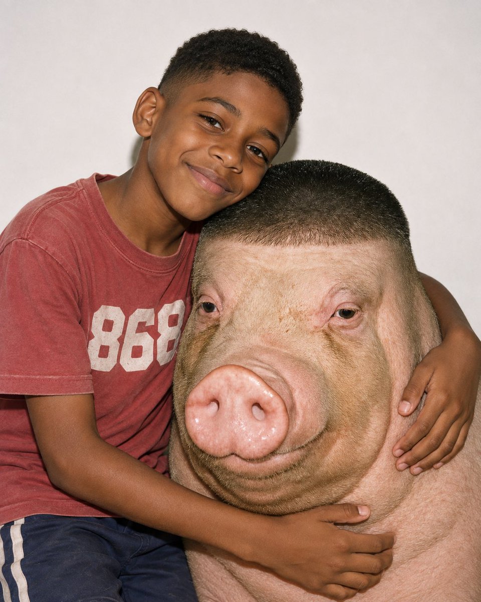 Nitrous_Warrior's tweet photo. Wigger Pig and his Trinidadian son https://t.co/mvmPuliHMZ