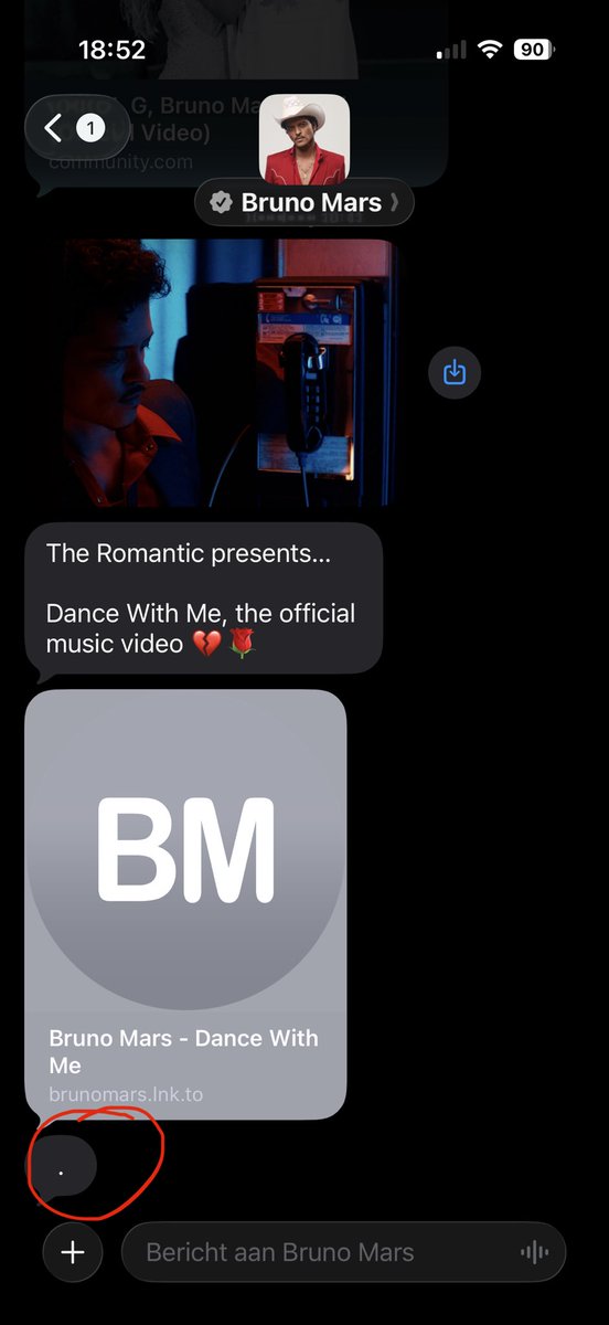 _Nadia1981's tweet photo. Is Bruno sending these out because what is that sad little period doing there? 😂 #dancewithme❤️ https://t.co/s7RMjJfgMK