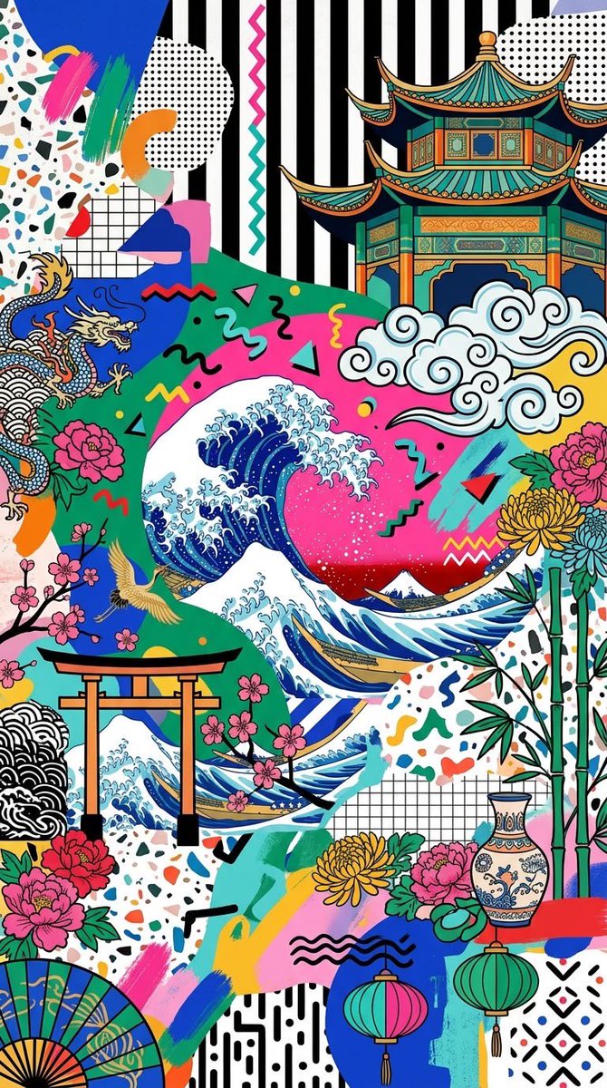 Aidaal93's tweet photo. Maximalist Neo-Tokyo wallpaper 🏯 https://t.co/mT0eLmedUa