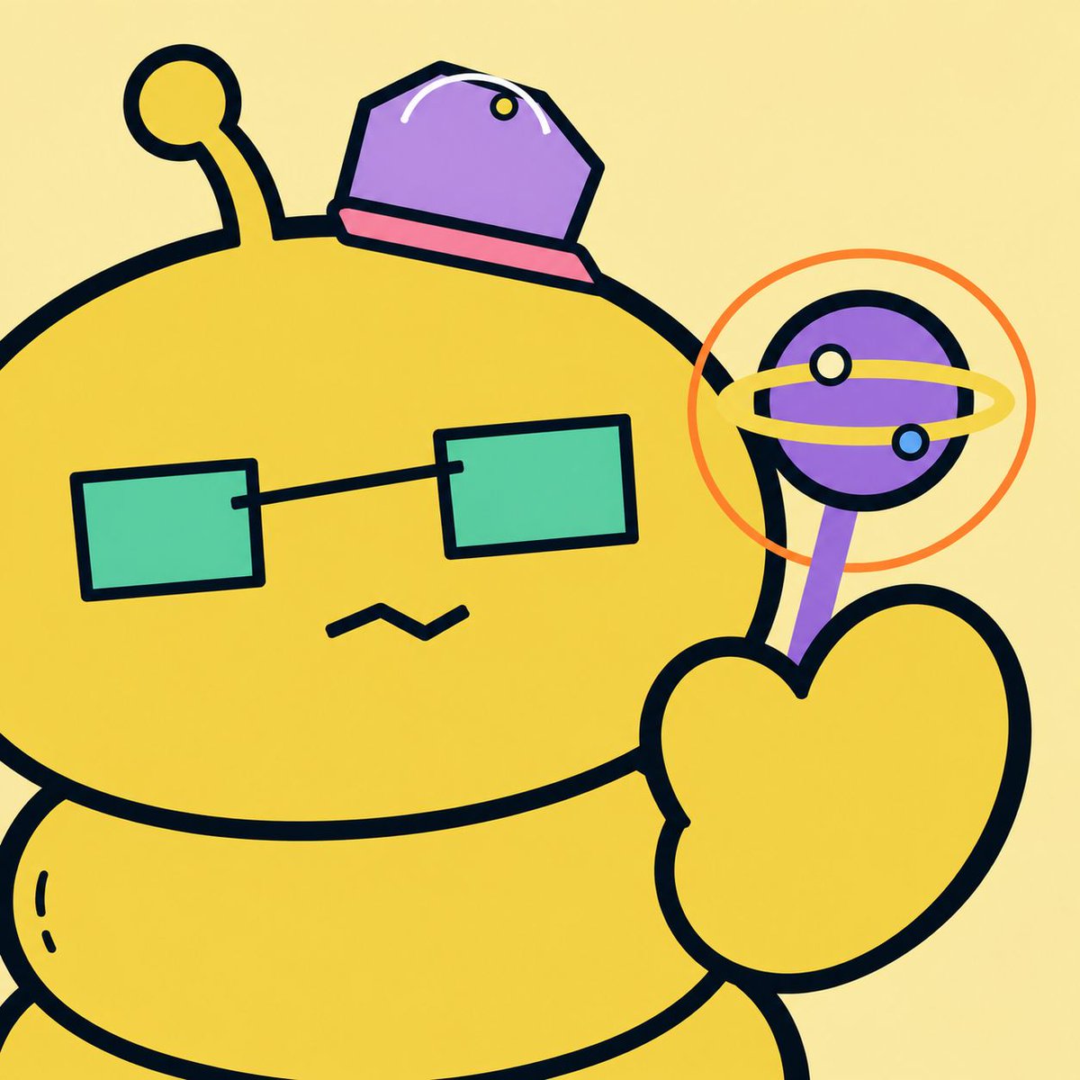 grub_nfts's tweet photo. The rarest single trait in the collection is a stick with a planet on it. fewer than 10 grubs are holding one.

we don't make the rules.

(we do make the rules.) https://t.co/DhLK4LuUDA