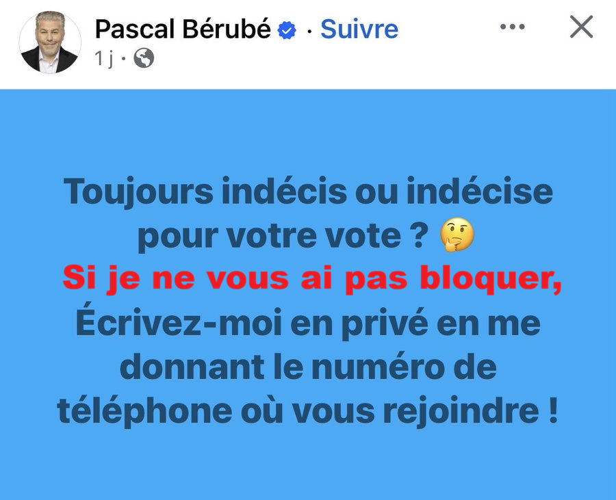 JimmyMenard2's tweet photo. Si vous n'êtes pas bloqué par Pascal Bérubé, il aimerait bien vous parler.... 🤣🤣🤣
Crisse de saoulons imbécile!🍷🍷🍷 https://t.co/N0mV33AAWj