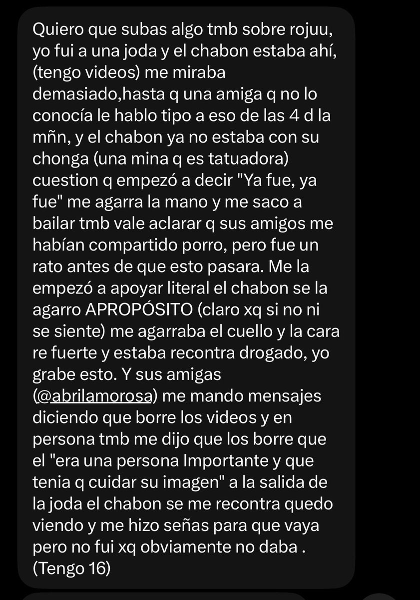 treetrunkshater's tweet photo. para sorpresa de nadie, más casos de rojuu intentando relacionarse con menores, espero que ya sean capaces de entender con la cantidad RIDÍCULA de pruebas que hay https://t.co/8CEf8816mh