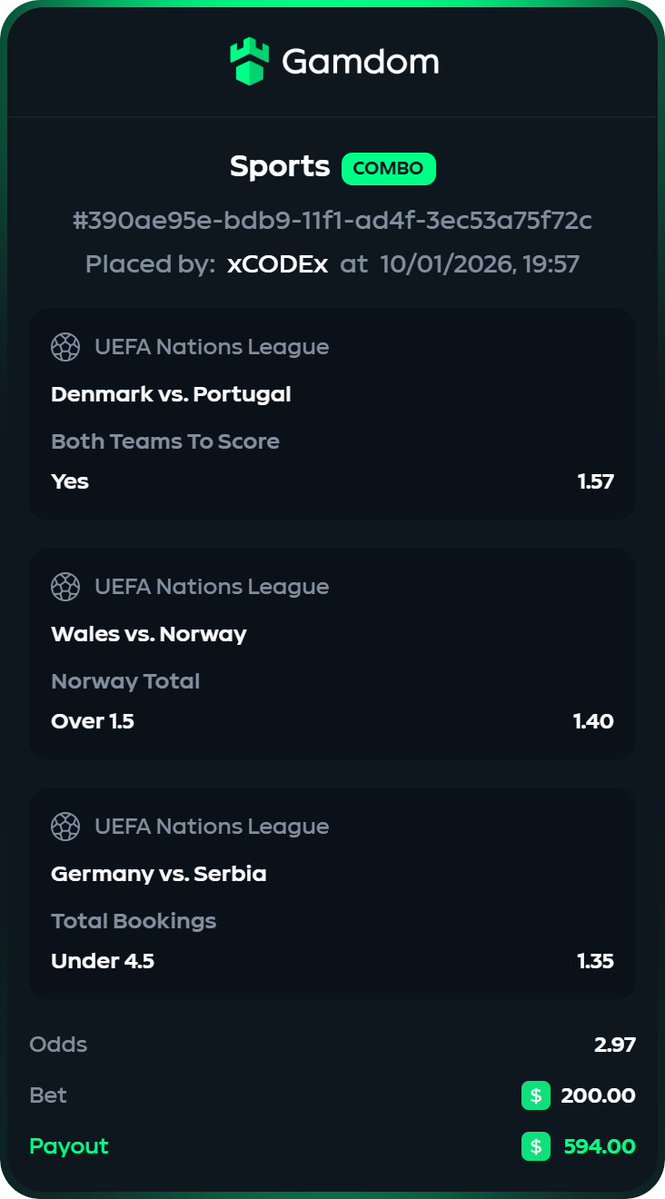 xcodexF's tweet photo. WE ARE BACK ANOTHER PLAY ON BEST CASINO AND SPORTBOOK SITE GAMDOM 
if we win!

$94 Giveaway
✅Retweet &amp; Like
✅Follow me &amp; @Romer &amp; @gamdom_beekay 
✅Tag a friend

Ends in today! https://t.co/Cy04of1weZ
