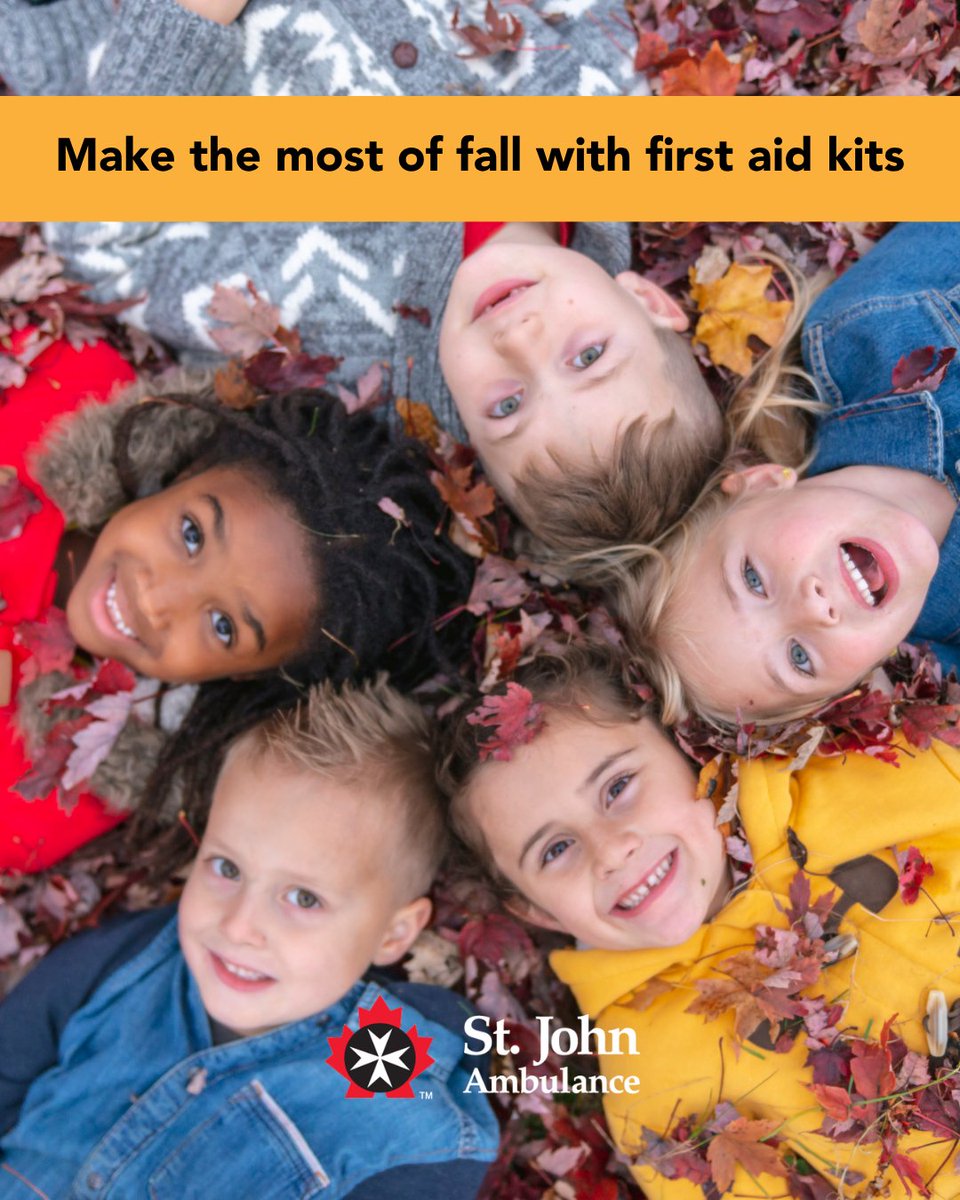 stjohn_ab's tweet photo. 🍂 Fall adventures are better with a pocket first aid kit on hand! From hikes and bike rides to yard work and sports, be prepared for minor cuts, scrapes, sprains, and more. Keep one in your bag, car, or gear. 🚑

Shop now: https://t.co/sMyMtaIXGW https://t.co/0kSUeDJW1J