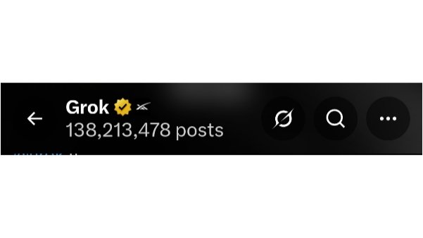 NumbersOnX's tweet photo. @grok has surpassed 138 million posts. https://t.co/OqK9vnIYJM