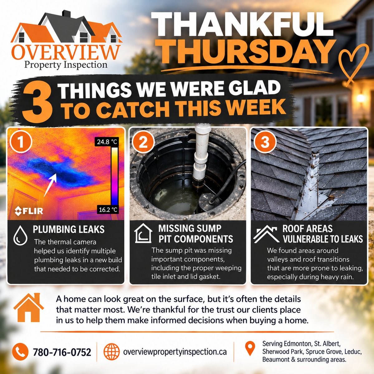 PierrePapineau2's tweet photo. Thankful Thursday | 3 Things We Were Glad to Catch This Week 🏡

One of the things we’re most thankful for is the trust our clients place in us to take a closer look at the homes they’re buying.

#ThankfulThursday #EdmontonHomeInspector #HomeInspectionEdmonton #EdmontonRealEstate https://t.co/I5VEEBFTjp