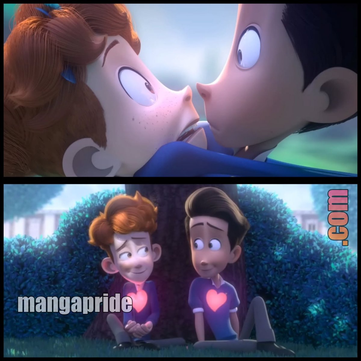 moemoechrimpqt's tweet photo. Anyone remember Sherwin and Jonathan from "In a Heartbeat?" :) This animated short film was released 8 years ago. 💖 

NAME: In a Heartbeat
Creators: Beth David, Esteban Bravo
Where to watch: In A Heartbeat Animated Short Flim (YouTube)… https://t.co/Ac0qn6oqy1