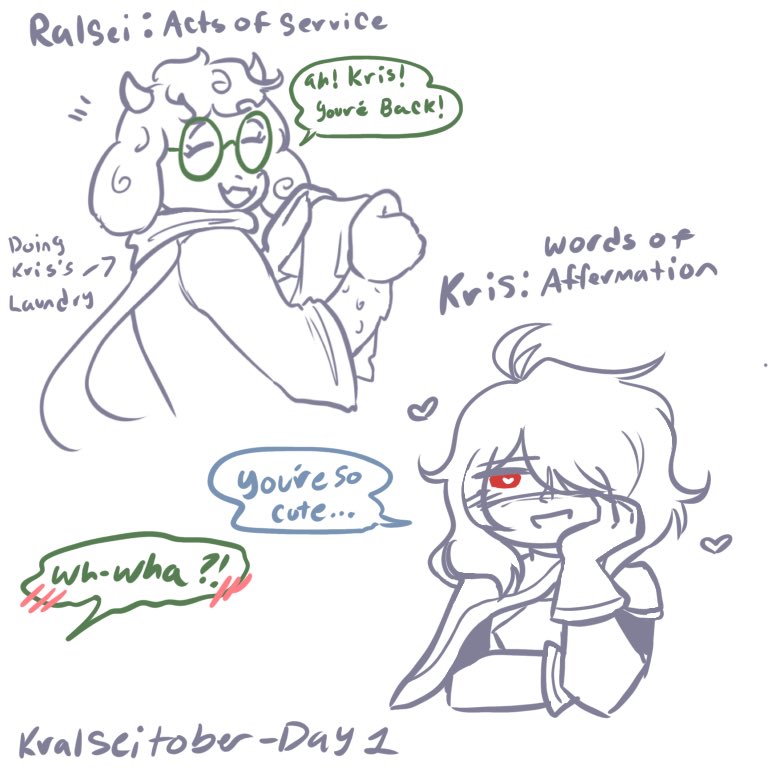 Olliecom13's tweet photo. I dunno how many days I’ll do but I couldn’t miss the opportunity to join hehe

I love these glorbos 
#kralsei #kralseitober2026 https://t.co/y0lFv4AQQl