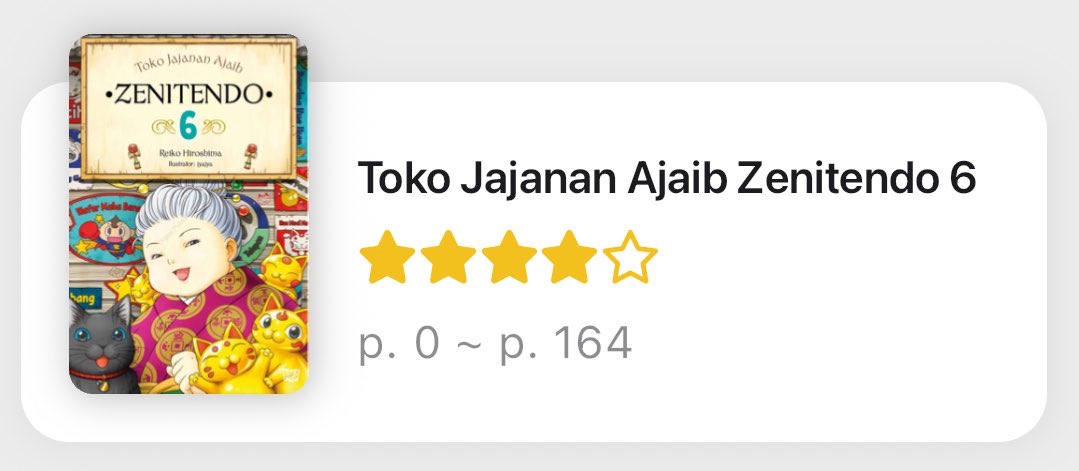 ethestial's tweet photo. day 1
📖 Toko Jajanan Ajaib Zenitendo 6
⋆˙⟡ p. 0–164
#8to8Reading #ABiteToRead ✓⃝ https://t.co/HGcRtke5xf