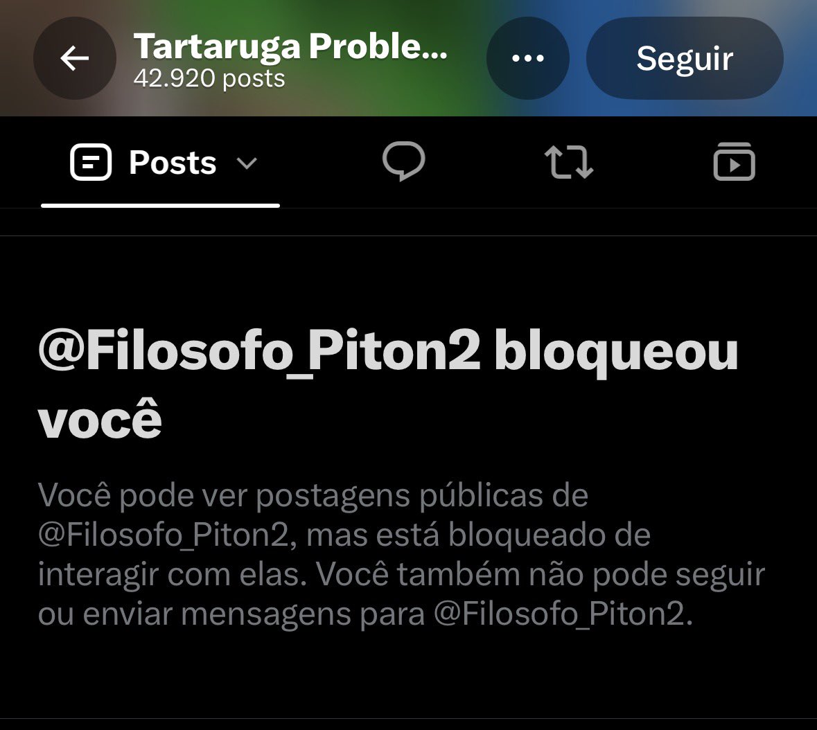 riverssdaughter's tweet photo. @Filosofo_Piton2 @peIucies a pessoa que não consegue dar UM argumento https://t.co/prDKOsZsXM