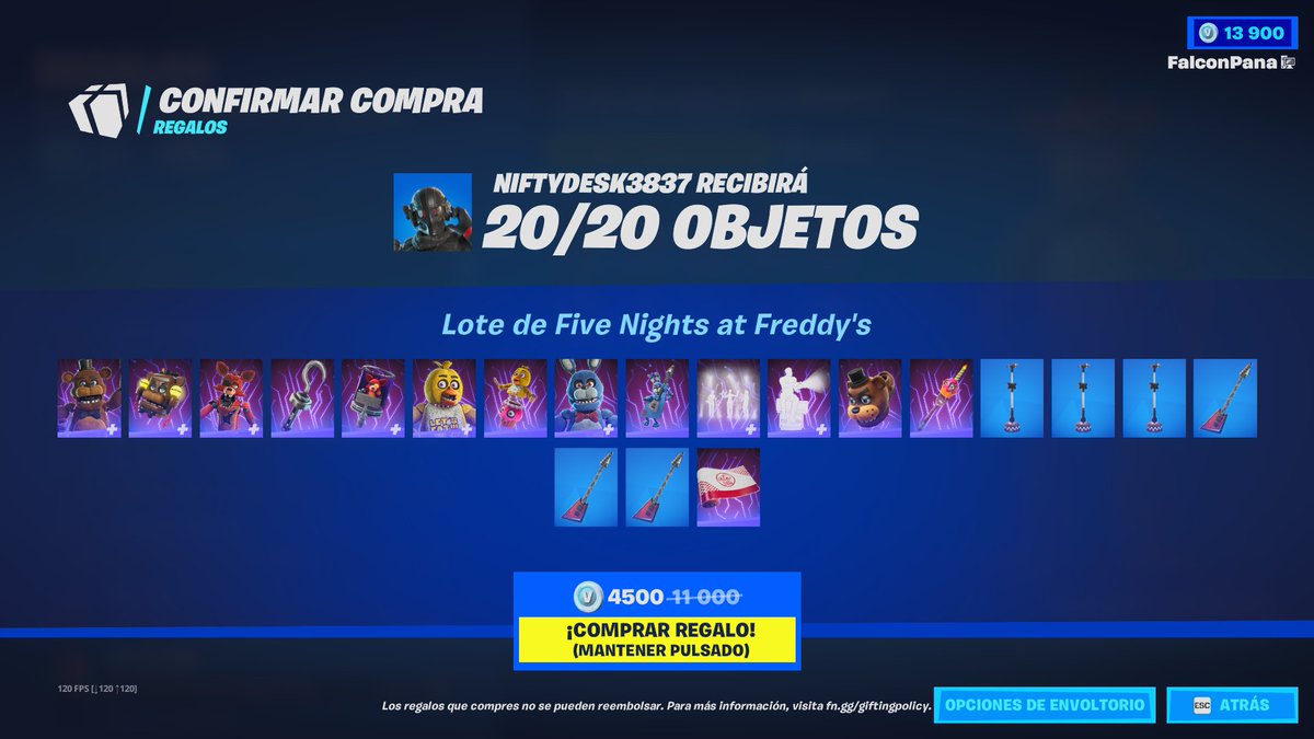 thepanaedu's tweet photo. 🎁SORTEO FORTNITEMARES x5 LOTES🐻
🚨Seguir a @thepanaedu 
✅Seguirme en Twitch ThePanaEdu
📷Dale Me Gusta y Retuitea esta publicación  
🏆Los ganadores se anunciaran el 03/11 por Twitch ThePanaEdu
🍀Suerte a todos! https://t.co/Vi7yoPk9Wj