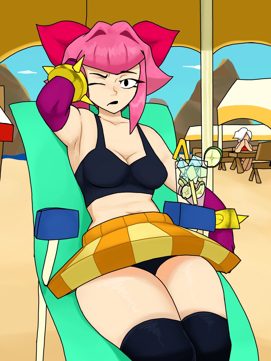 oinaoseidenada's tweet photo. Melodie 🏖
#brawlstars #brawlstarsart #art https://t.co/GLeHgbogBb