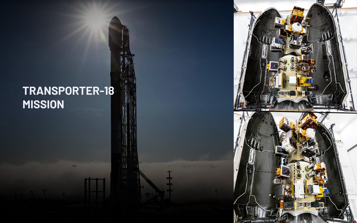 XFreeze's tweet photo. Falcon 9 is ready for Transporter-18

Just a few hours ago, SpaceX launched Crew-13 from Florida, sending four astronauts toward the International Space Station

Now, just ~3 hours later, another Falcon 9 is preparing to launch from California carrying 130 payloads

And some of the technology onboard is wild:

• Google Project Suncatcher M1 — testing AI chips in orbit
• Starfish Space Otter — autonomous satellite servicing
• Cowboy Space Reason-1 — laser power beaming from orbit to Earth
• Carbon Mapper Tanager-2 — monitoring methane and CO₂ emissions
• TakeMe2Space MOI-1A — orbital AI computing

The Falcon 9 booster is also flying for the 25th time and will attempt another landing back at Vandenberg