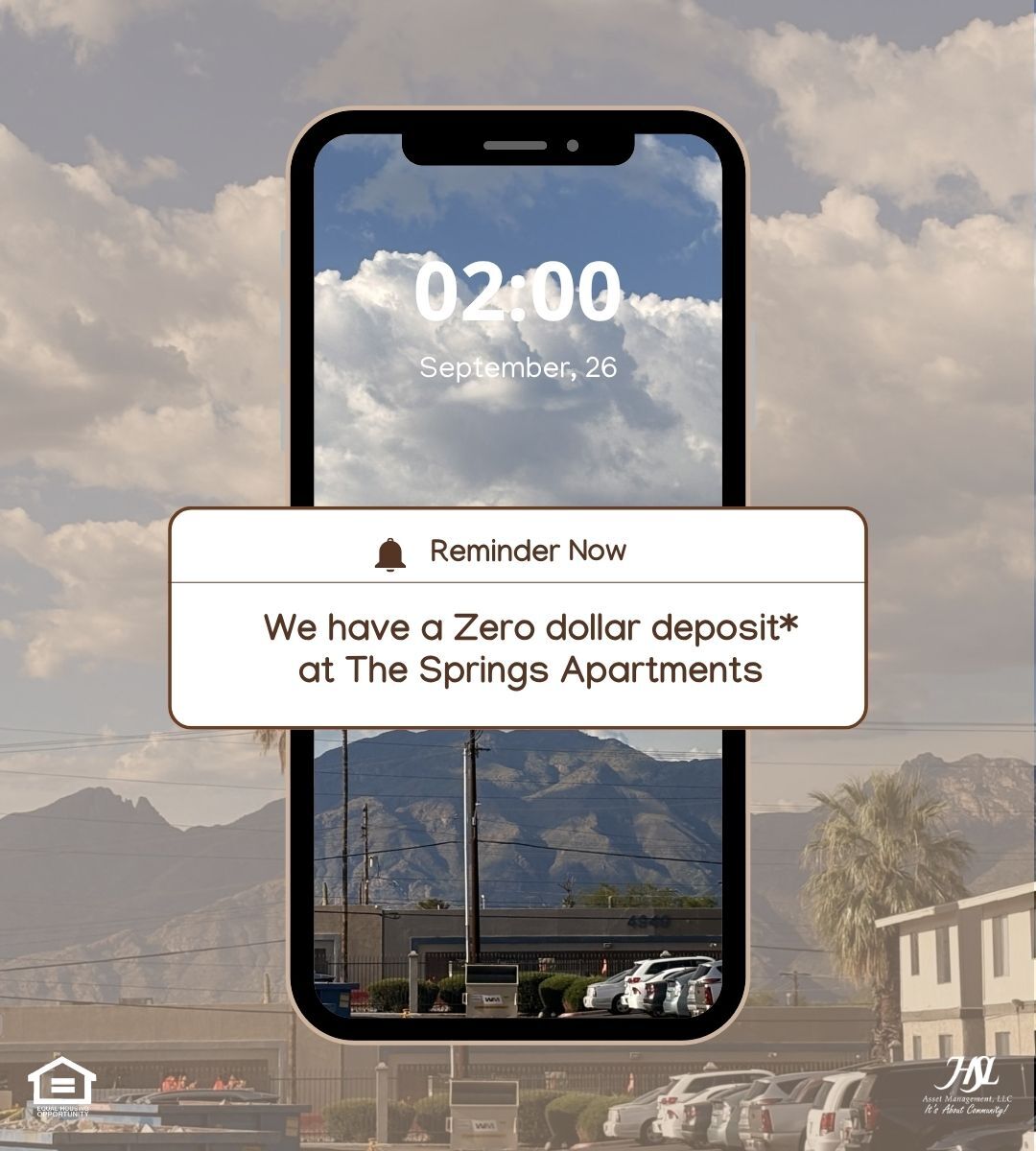 HSLTheSprings's tweet photo. $0 deposit. Zero excuses to wait. ✨ Your new home is closer than you think. *Call us now for details!

HSL Asset Management, LLC.
[Equal Housing Opportunity] https://t.co/pEFZgtrLlZ
