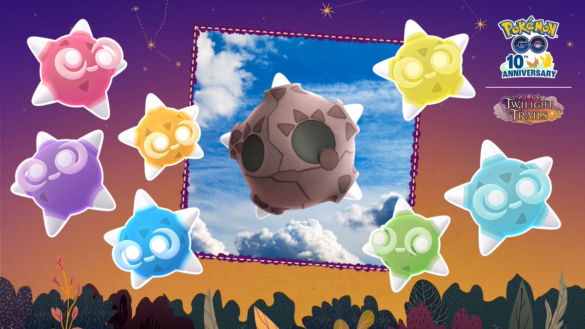 SerebiiNet's tweet photo. Serebii Update: Pokémon GO is to add Minior, appearing at various Meteor Showers starting with the Orionids from October 19th through 24th

Details being added @ https://t.co/NWlAdn5F0o https://t.co/rjvLx4sWrM