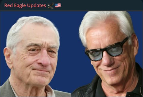 RedEagleUpdates's tweet photo. 🚨BOOM:

Robert De Niro attacked James Woods during another anti-Trump rant, calling him “ignorant and uneducated.”

WOODS FIRED BACK: “I’M PRETTY SURE I PULLED BACK WHILE EVERYONE WAS BOWING TO HARVEY WEINSTEIN AND TOM HANKS.”

“BOBBY FORGOT IT WAS WOKENESS THAT MADE HOLLYWOOD UNAPPEALING, AND PEDOPHILES THAT SEALED THE DEAL.”

He reminded the "tiny faux-mobster" that his awards speak for themselves.

"I never had to sell my soul for slop like 'Little Fockers.'"

(This quote is circulating on social media and linked to Robert De Niro, it would be incredible if this brave quote is true)

Do you stand with James Woods?

YES or NO?