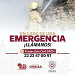 Photo by Protección Civil San Pedro Cholula (@PCCholula)
