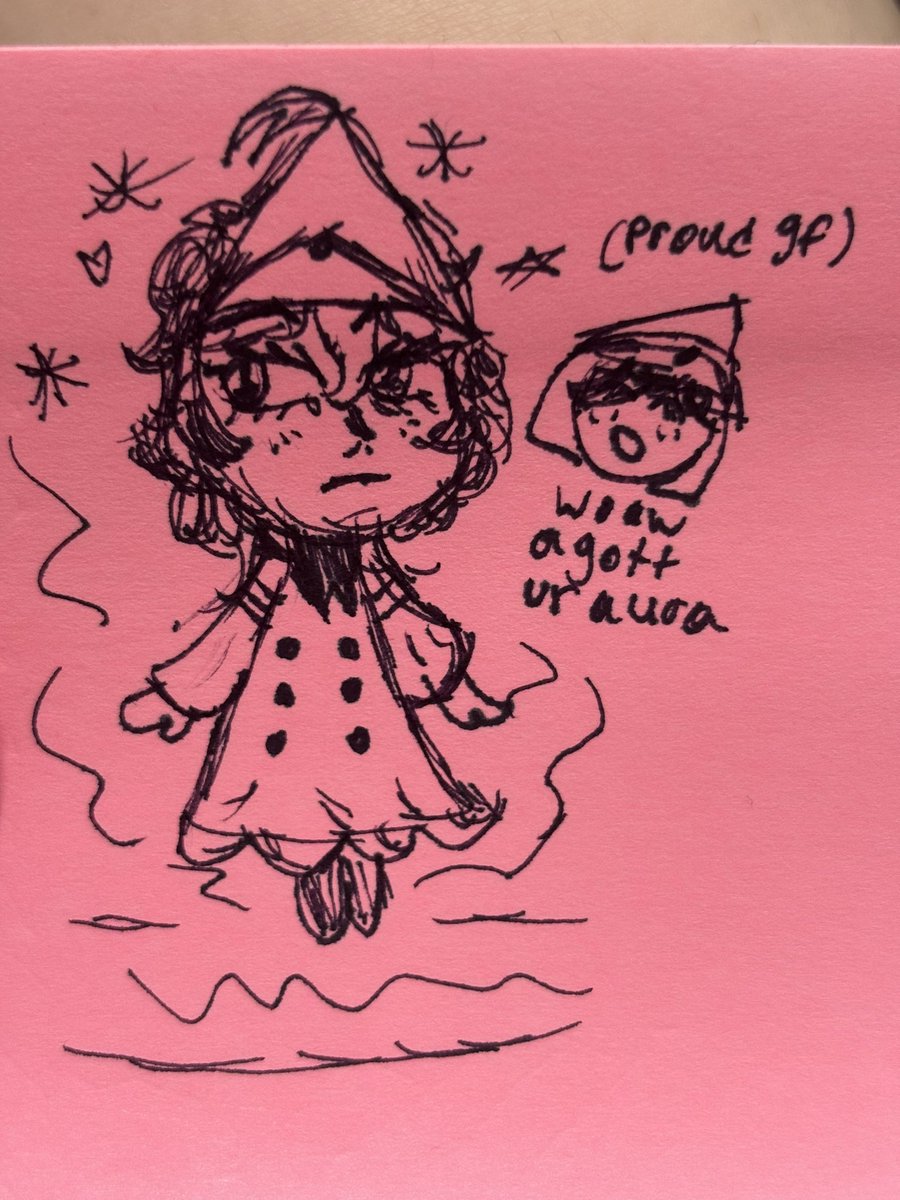 theangelseyess's tweet photo. gonna participate a little in #agottober2026 so heres some canon for day 1 that i quickly drew rn cause my ass is stuck at work https://t.co/aHZDC87A6Y
