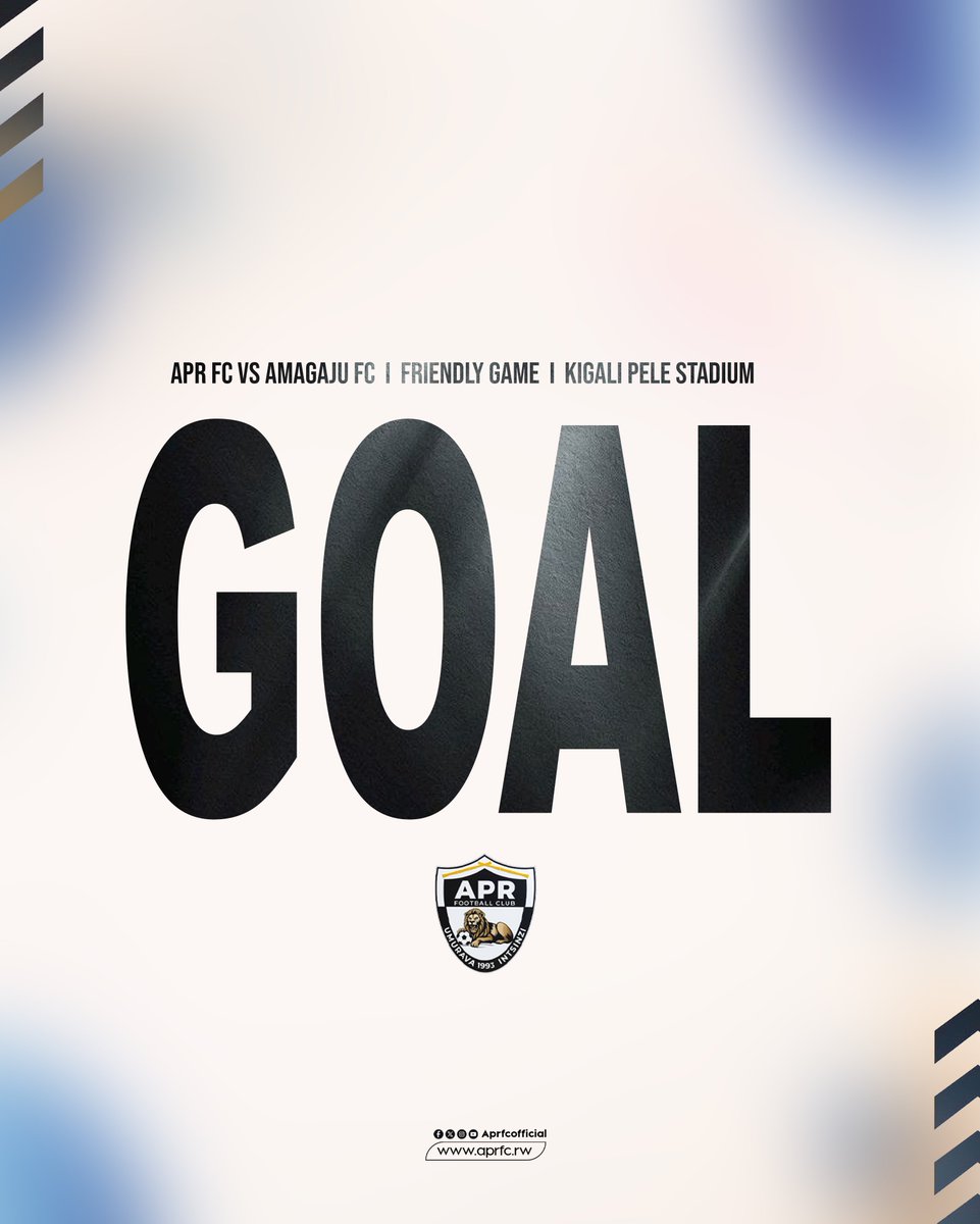 aprfcofficial's tweet photo. GOALLL 38' ⚽️ 🥅
DJIBRIL OUATTARA
APR FC 1-0 AMAGAJU FC
#APRFC #CLUBGIANT #FRIENDLYMATCH https://t.co/ciMXRiOnBj