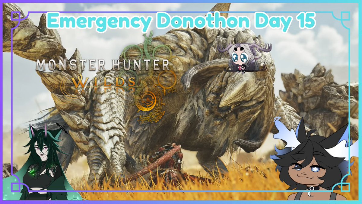 foxdestiny3556's tweet photo. Emergency Donothon Day 15!

Monster Huntin' with some friends!!

https://t.co/zTs7OgYRpe https://t.co/6vUQIZjP7M