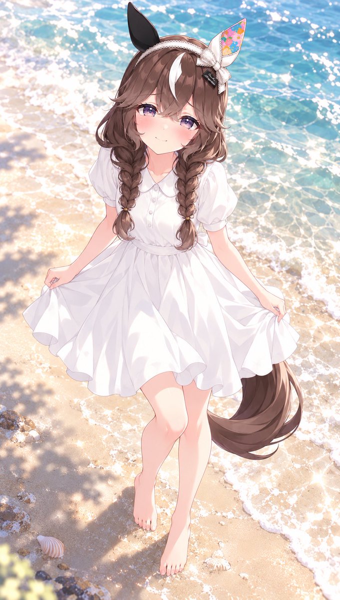 hnq____N's tweet photo. 夏の日差しよりも笑顔が眩しいブーケちゃんと砂浜散歩

Curren Bouquetd'or https://t.co/heeY8yyieo