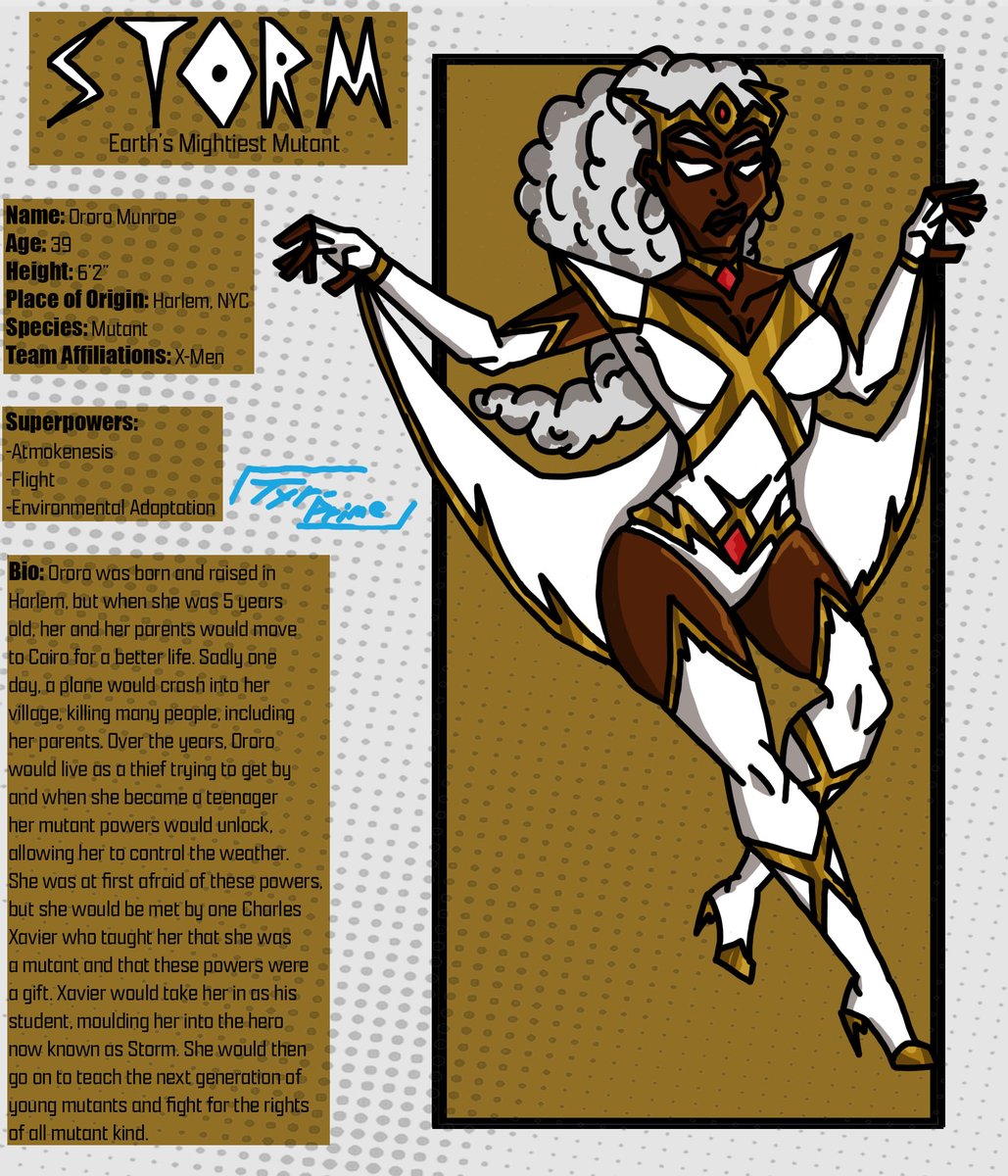 TyrPrimeart's tweet photo. It's been a long time, but it's good to be back with Marveltober! I'm also gonna try and get the remaining characters I didn't get last time. For today it's Baron Blood and Storm!

@L_B_C_95  #MarveltoberDarkhold #BaronBlood #Storm https://t.co/5NGgrCfUIT