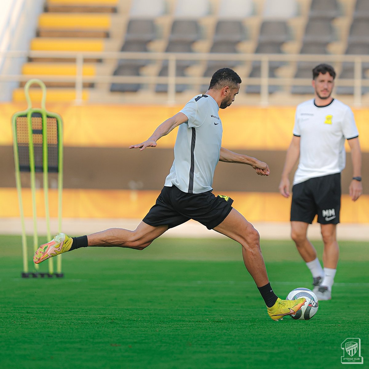 ittihad's tweet photo. ⚽️💛 https://t.co/lKYbd8dWNj