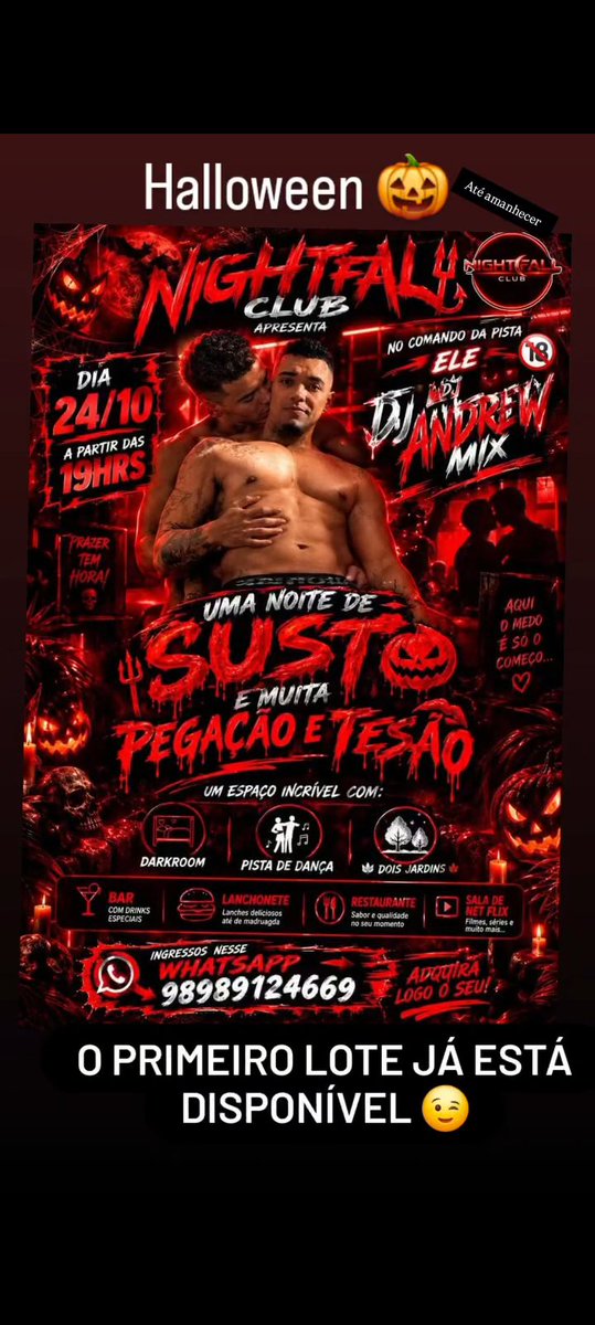 ursoslzz's tweet photo. Dica de rolê +18 de Halloween em São Luís https://t.co/YsNRICTFVd