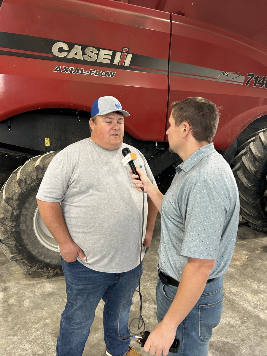 BRNAgNews_KH's tweet photo. Great to be #OnTheGround for @brownfield today in northeast Kansas talking with farmers and agronomists about the growing season and harvest. P.S it’s wet. https://t.co/KU99fyP4h0