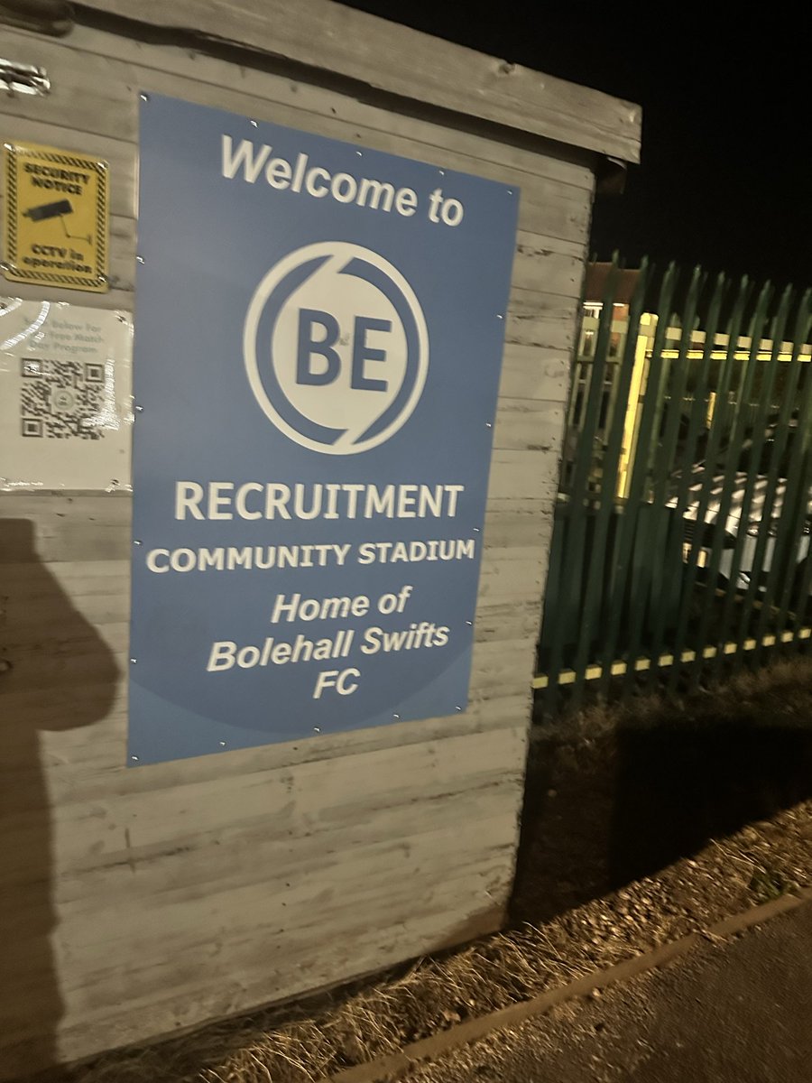 mercianhopper's tweet photo. 50 GROUND CHALLENGE: #02 — BOLEHALL SWIFTS ✅

🏟️ Rene Road
⚽ @SwiftsBolehall 0–1 @hampton_fc 
🏆 Midland Football League — Division Two
👥 Attendance: TBC

🍔 Food: £3.50
🍺 Beer: £4.50
👕 Pin badge: £5
🚗 Parking: £0
🔥 Atmosphere: 😐
⭐ Ground character: 6.5/10

🧵👇 https://t.co/v5ZiYtYh1G